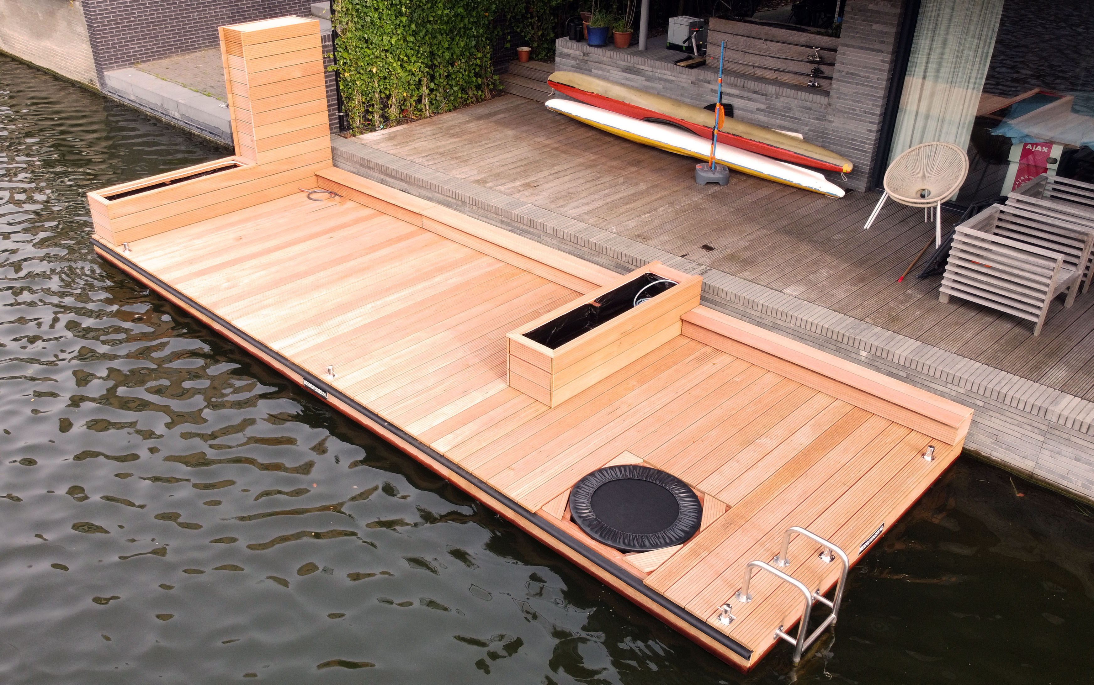 Drijvende steiger van Meersteiger.nl